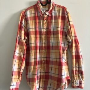 Club Monaco Spring Plaid Button Down